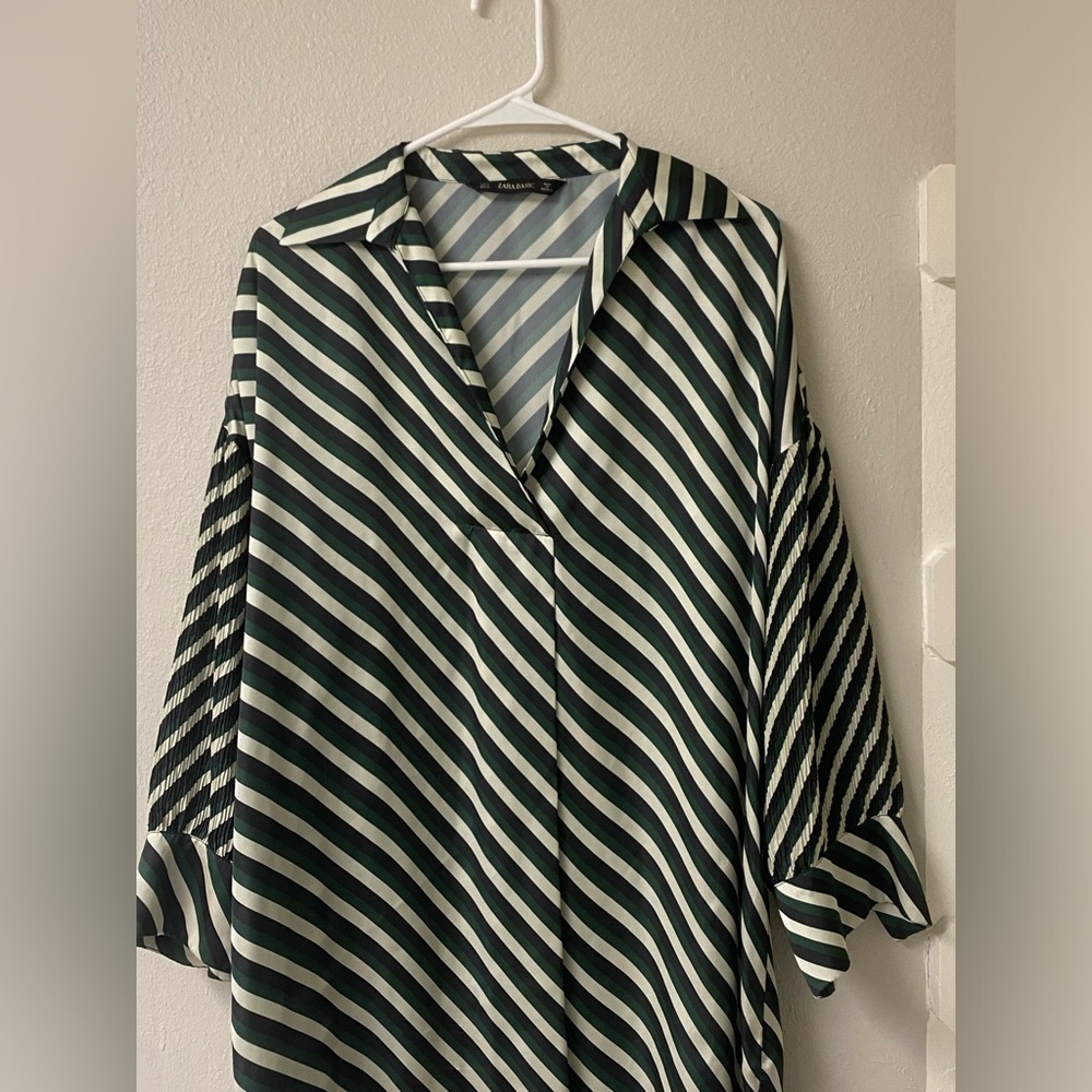 Zara basic silk dress